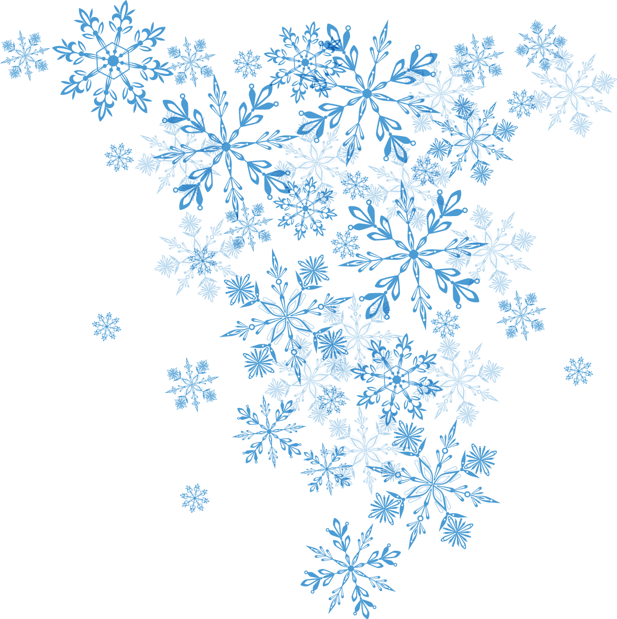 Snowflake Clipart صور PNG شفافة الخلفية
