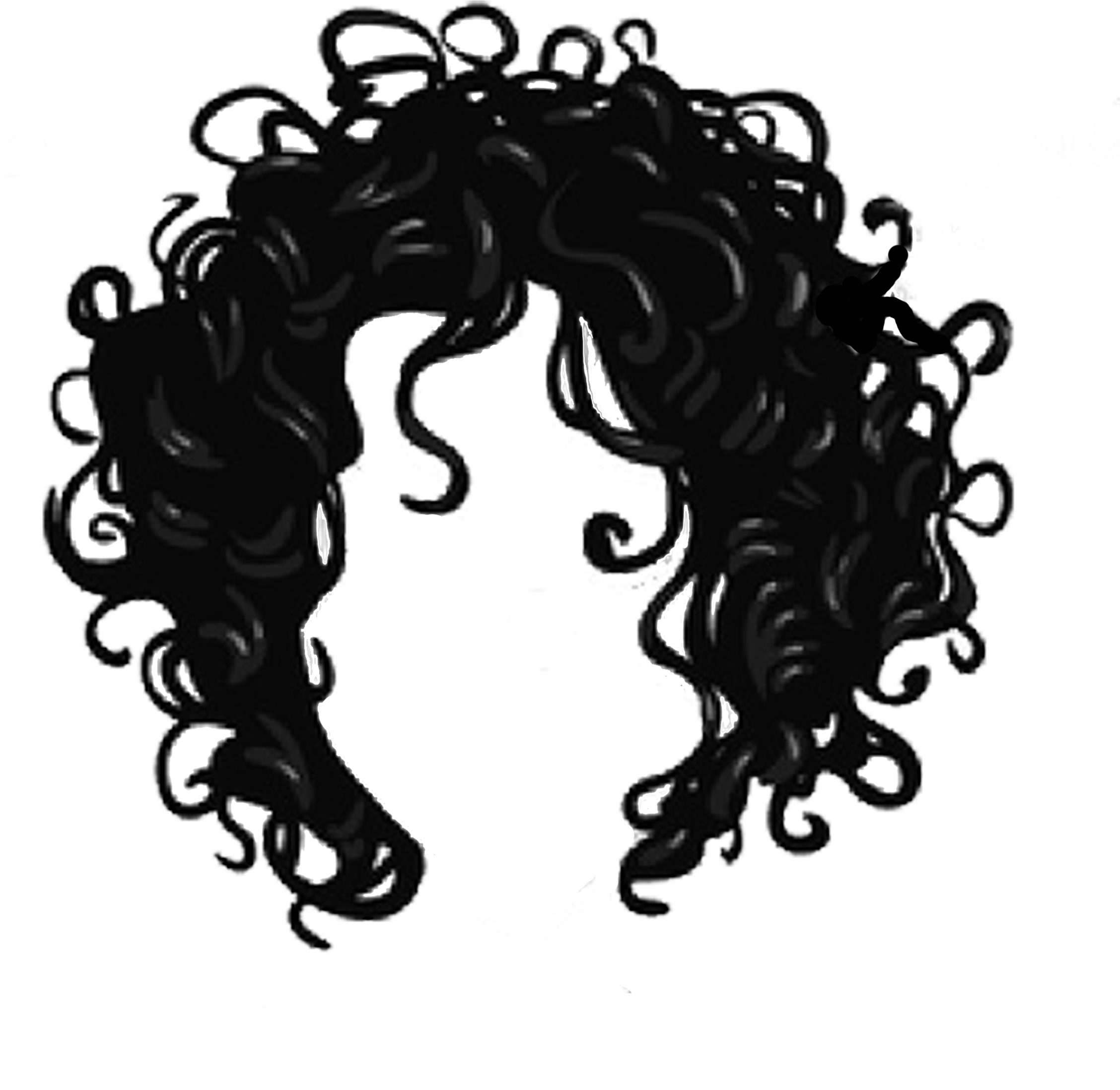 Curly Women Hair Transparent PNG PNG Play