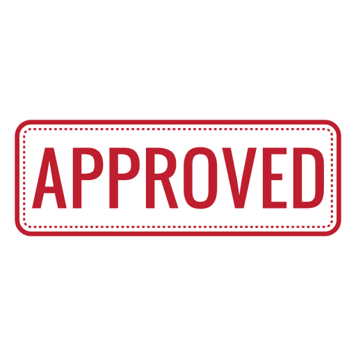 Approved Transparent PNG | PNG Play