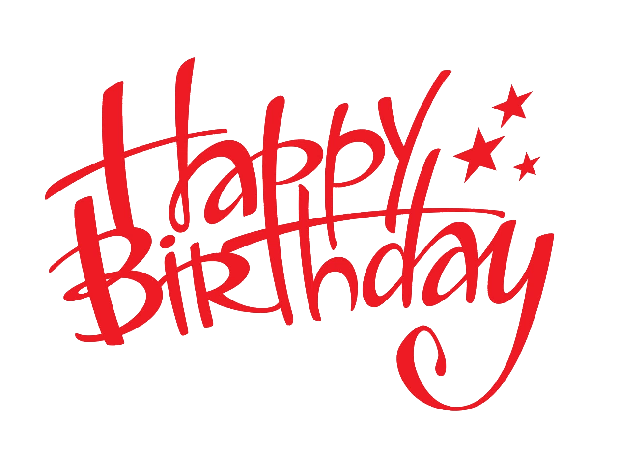 Happy Birthday Calligraphy Download Free Png Png Play