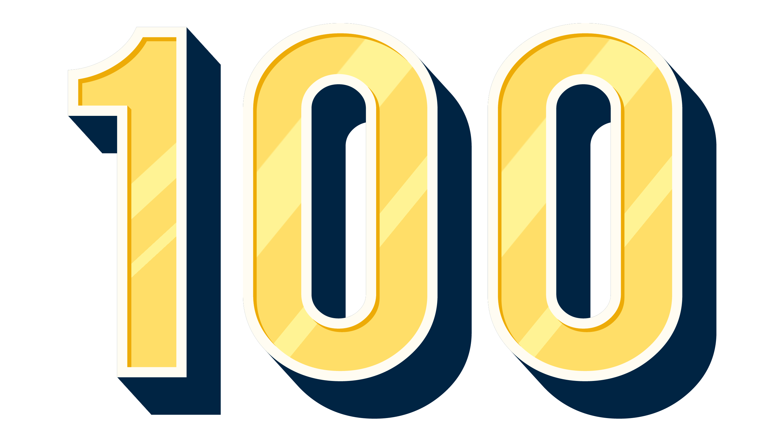 100 Number PNG Stock Photo