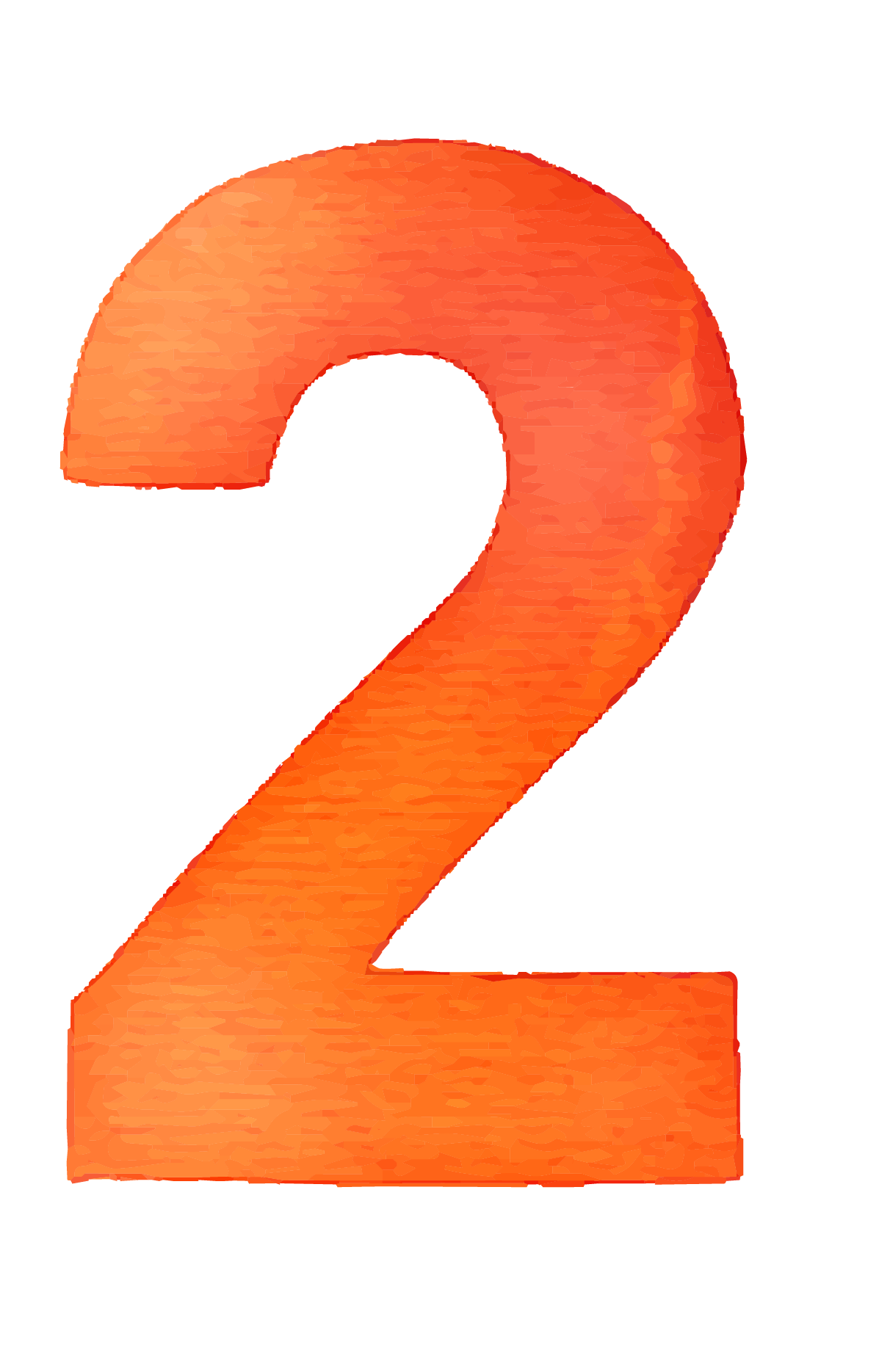 2 Number PNG Images Transparent Background | PNG Play