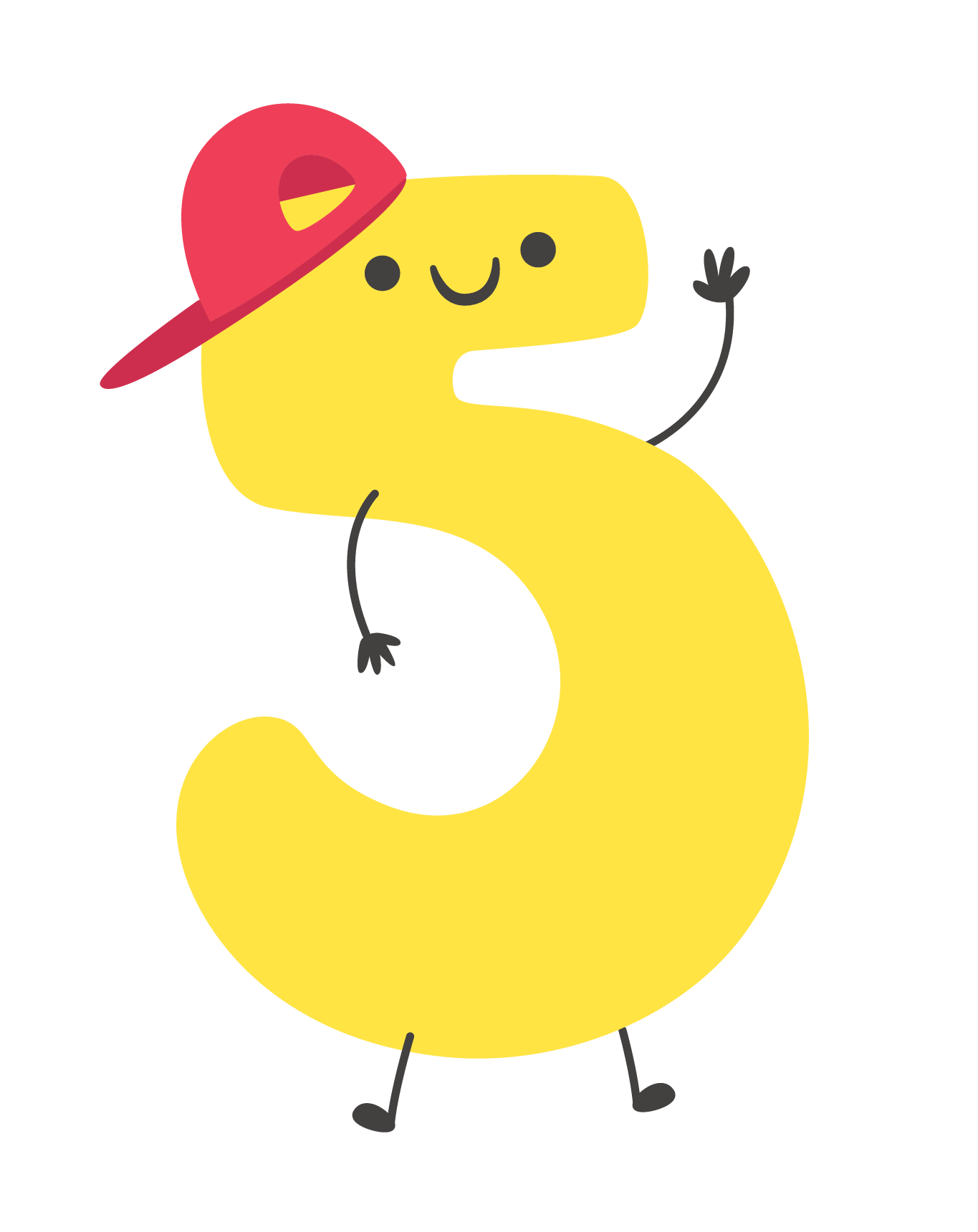 5 Number PNG HD Free Image