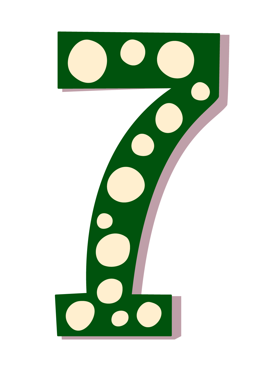 7 Number PNG Stock Images