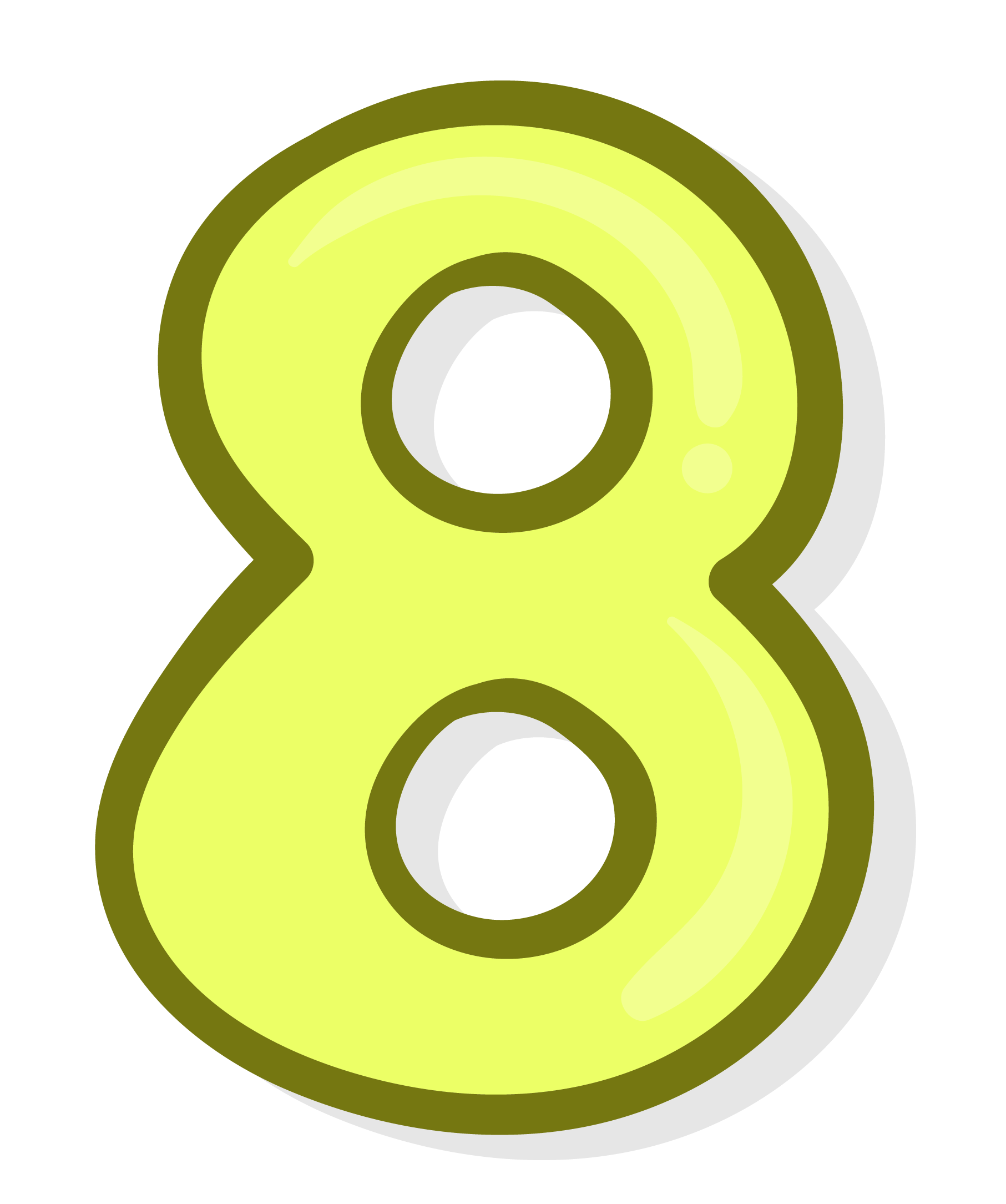 8 Number PNG Free Image