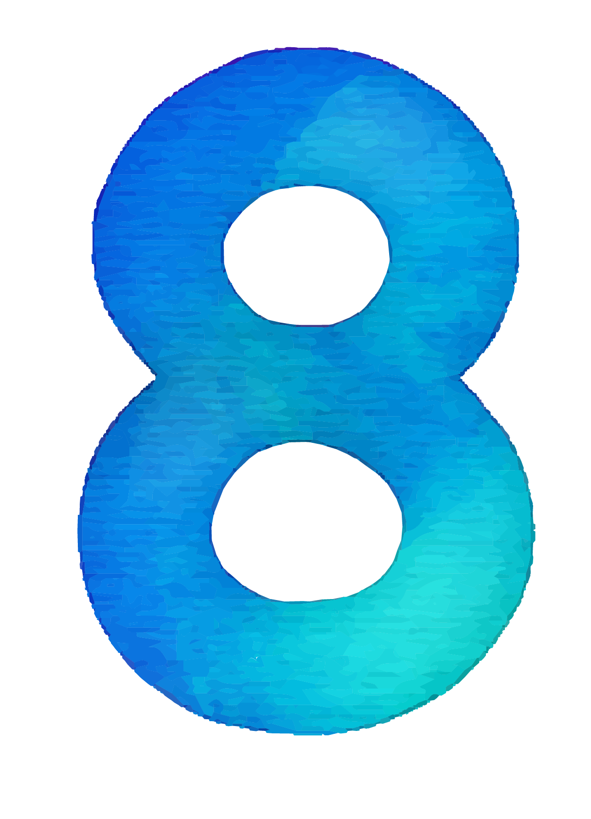 8 Number PNG Royalty-Free Image