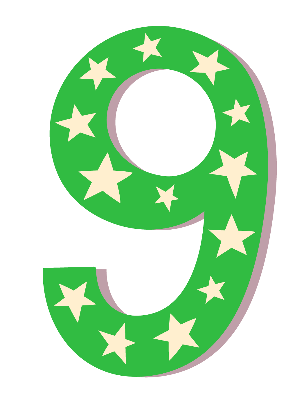 9 Number PNG Free Commercial Use Image