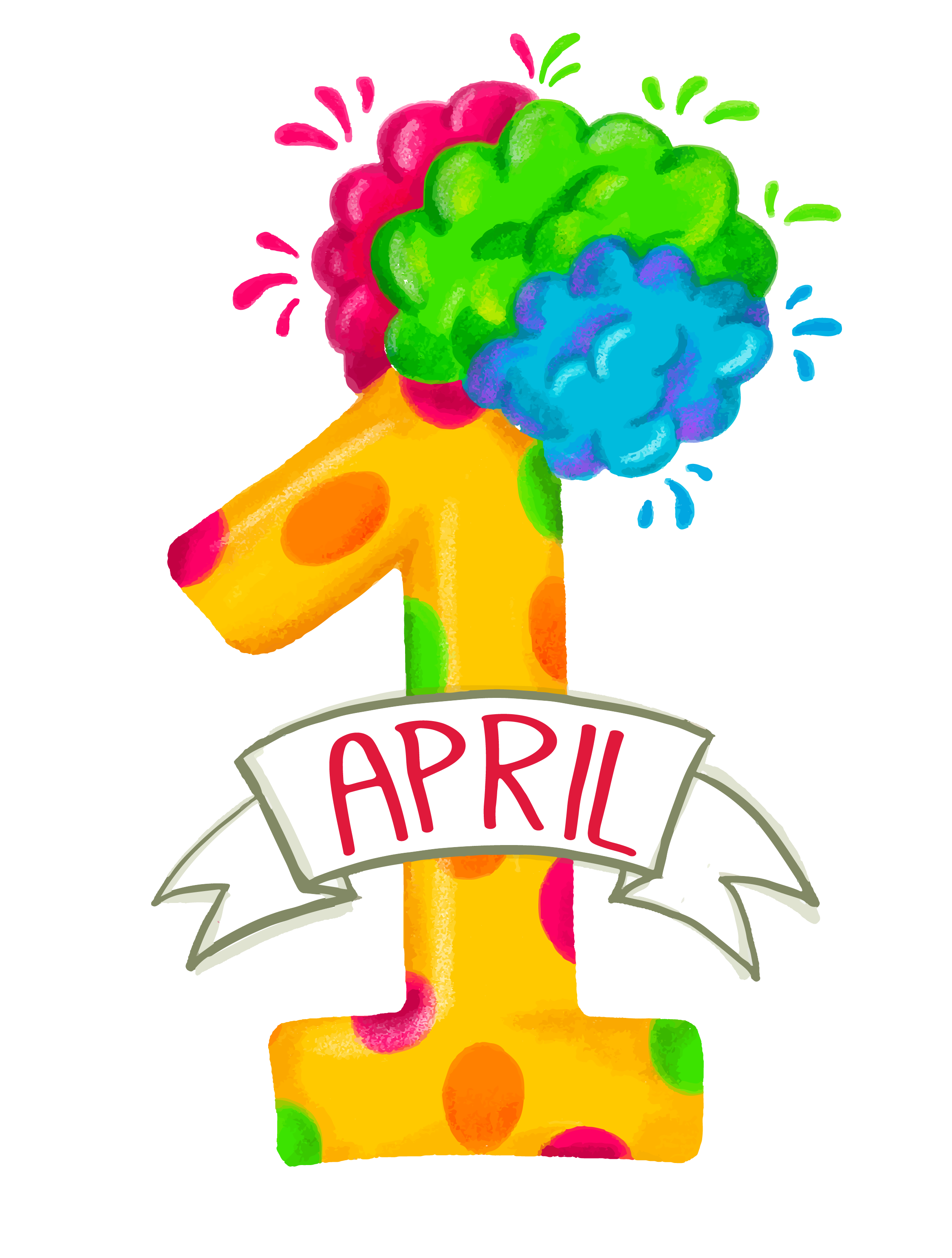April Fools Day PNG Stock Images