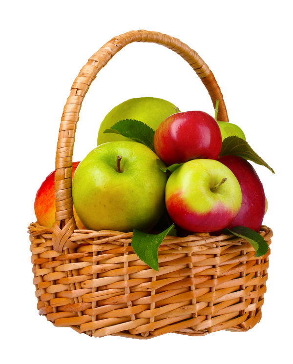 Basket of Apple PNG Free Image