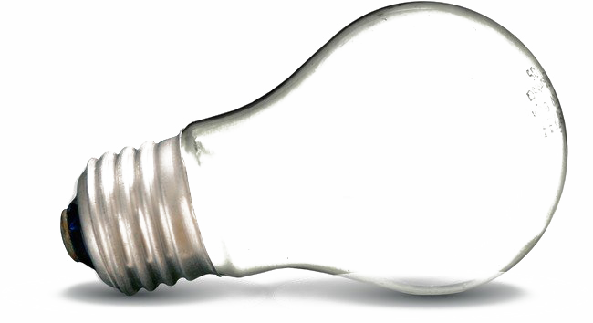Sfondo di Clipart PNG lampadina