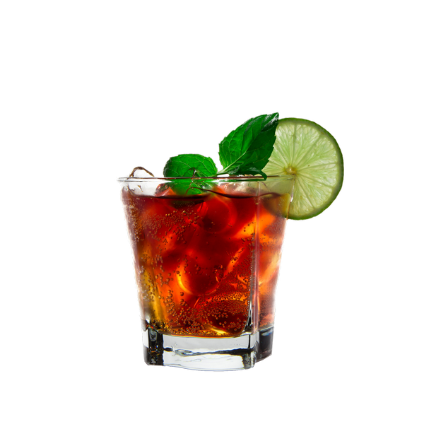 Cola With Ice Cubes PNG Royalty-Free Image