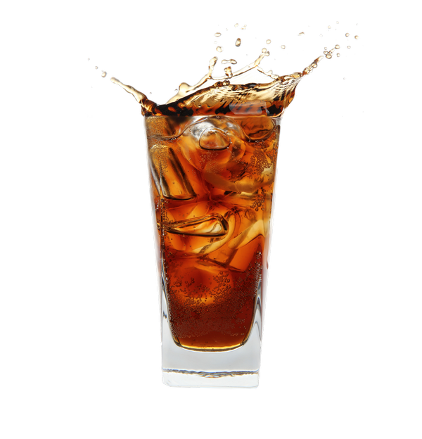 Cola With Ice Cubes PNG