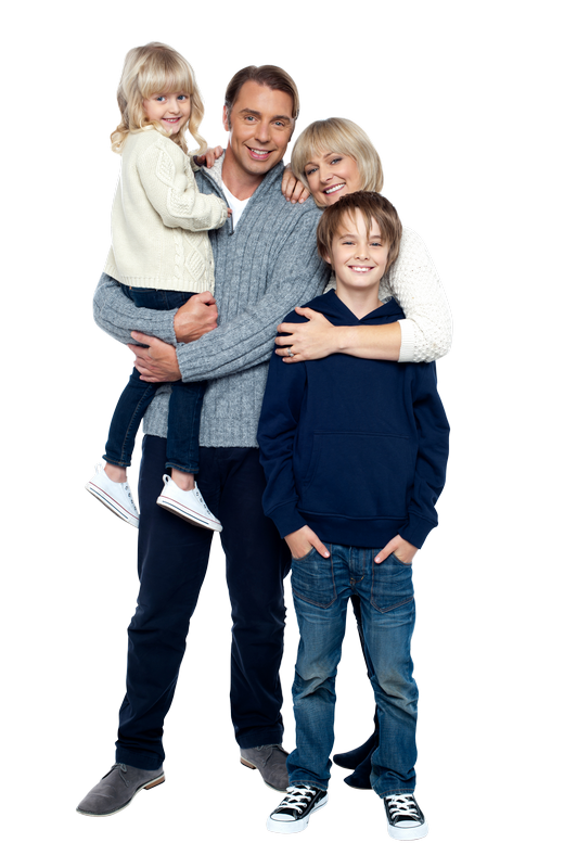 Familie PNG Stock Foto