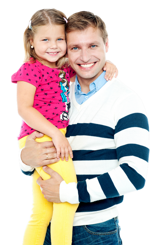 Vater und Tochter Royalty-Free PNG Bild