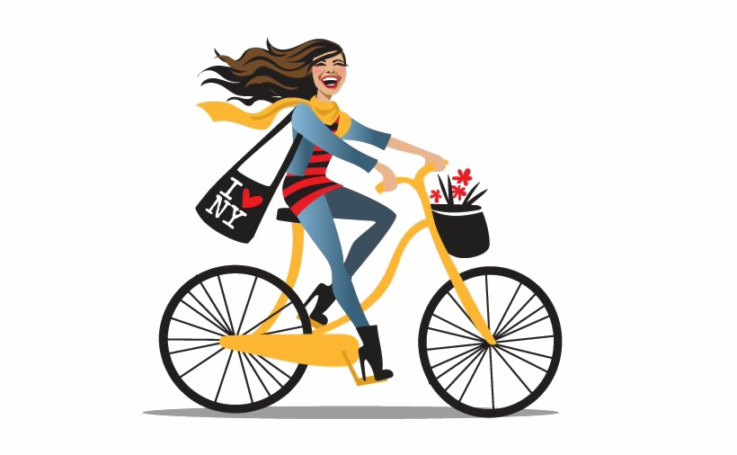 Girl Ciclismo PNG Clipart Background