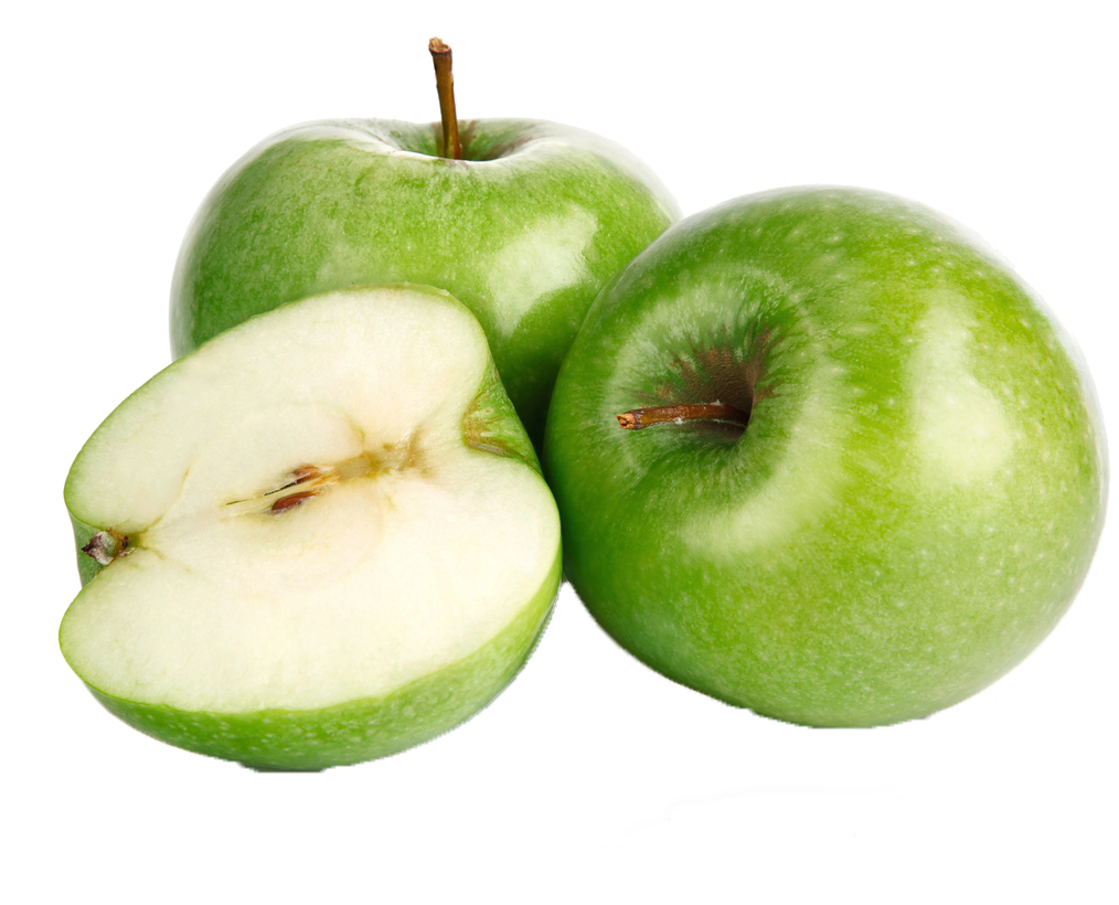 Green Apple PNG Gambar Penggunaan Komersial Gratis