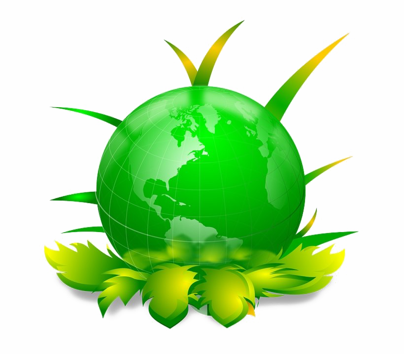 Green Earth Фон PNG Image
