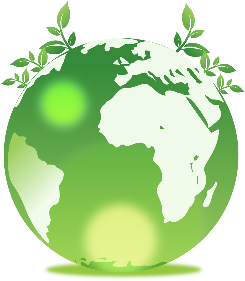 Green Earth Transparent Background