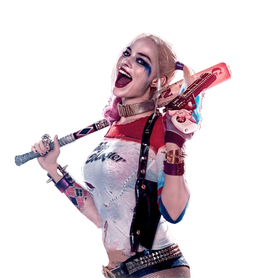 Harley Quinn PNG Transparan Background