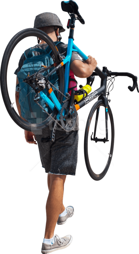Menselijk fietsen achtergrond PNG-afbeelding