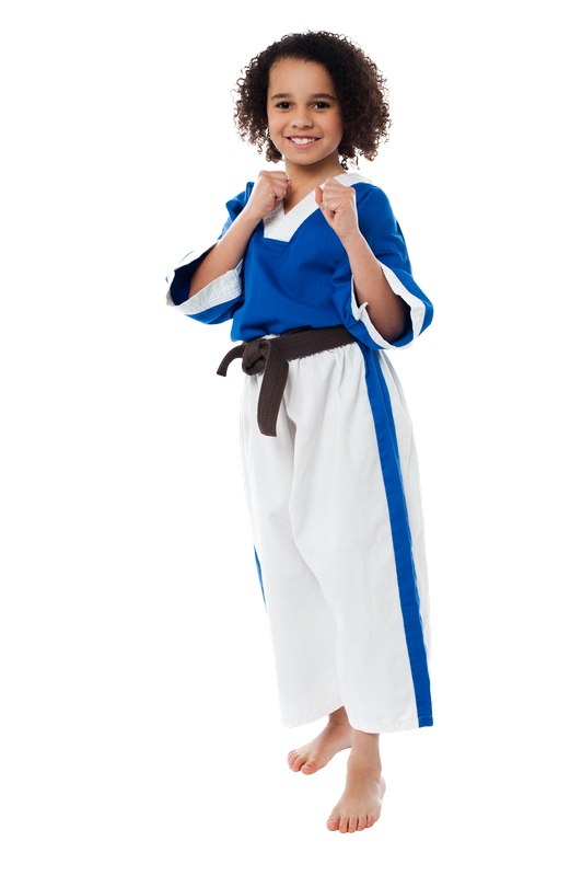Karate-Mädchen-freies PNG-Bild