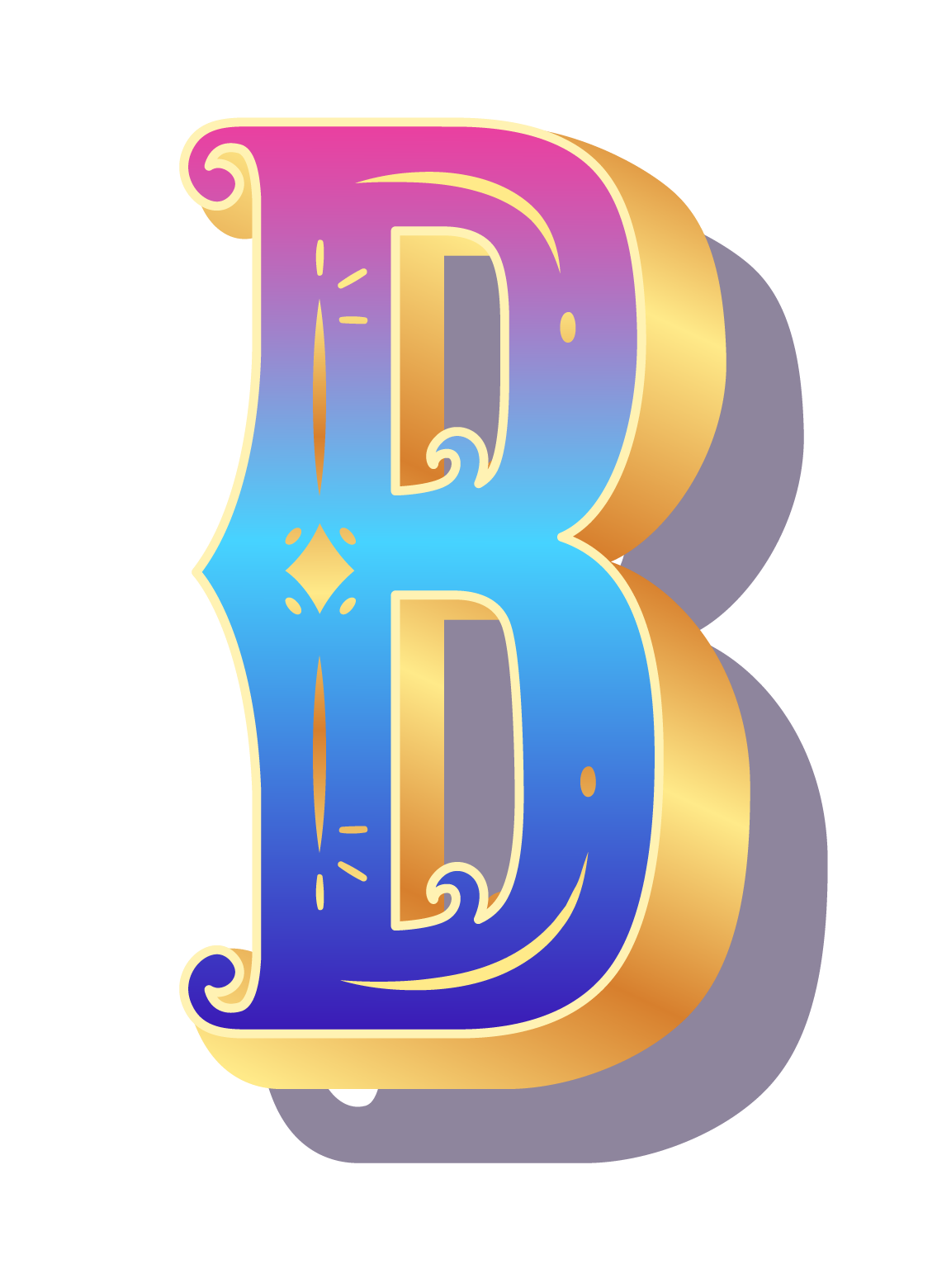 Letter B PNG HD Free Image