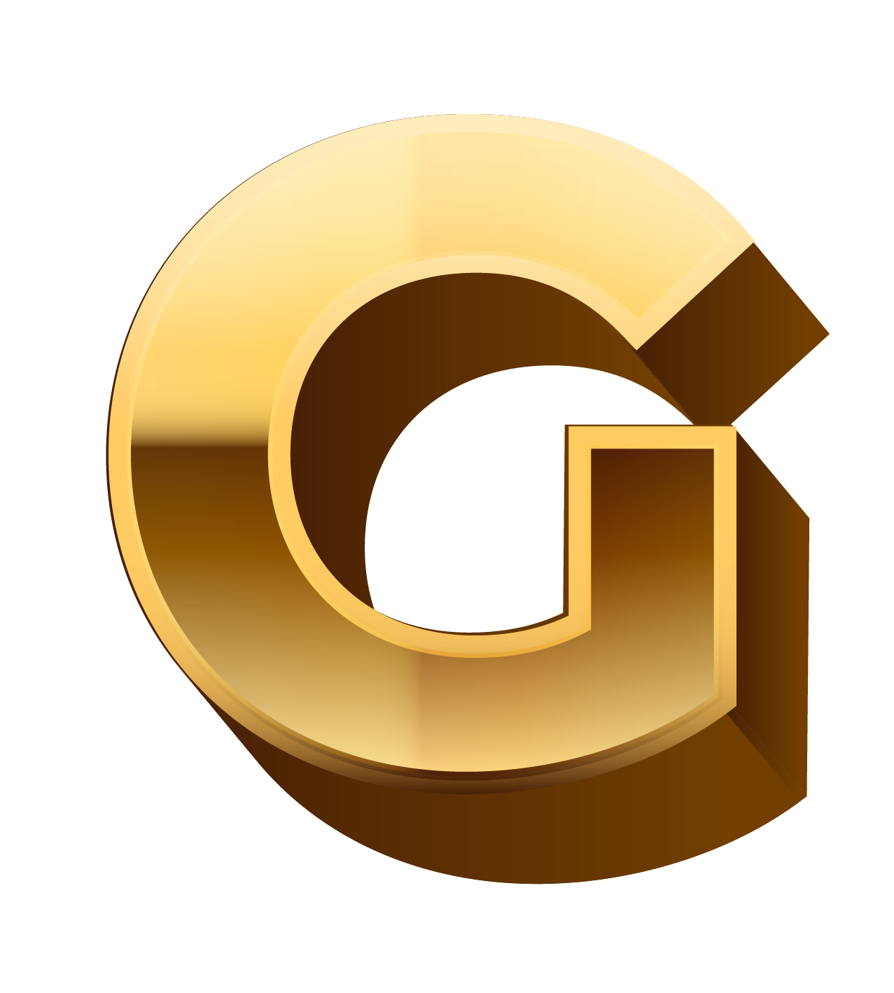 Letter G PNG Stock Images