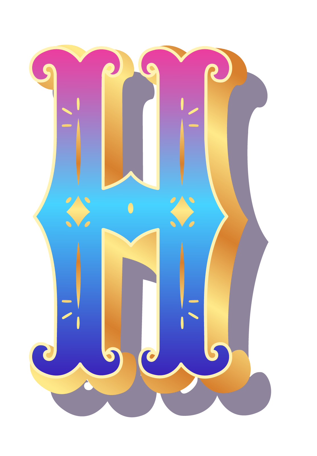 Letter H PNG HD Free Image