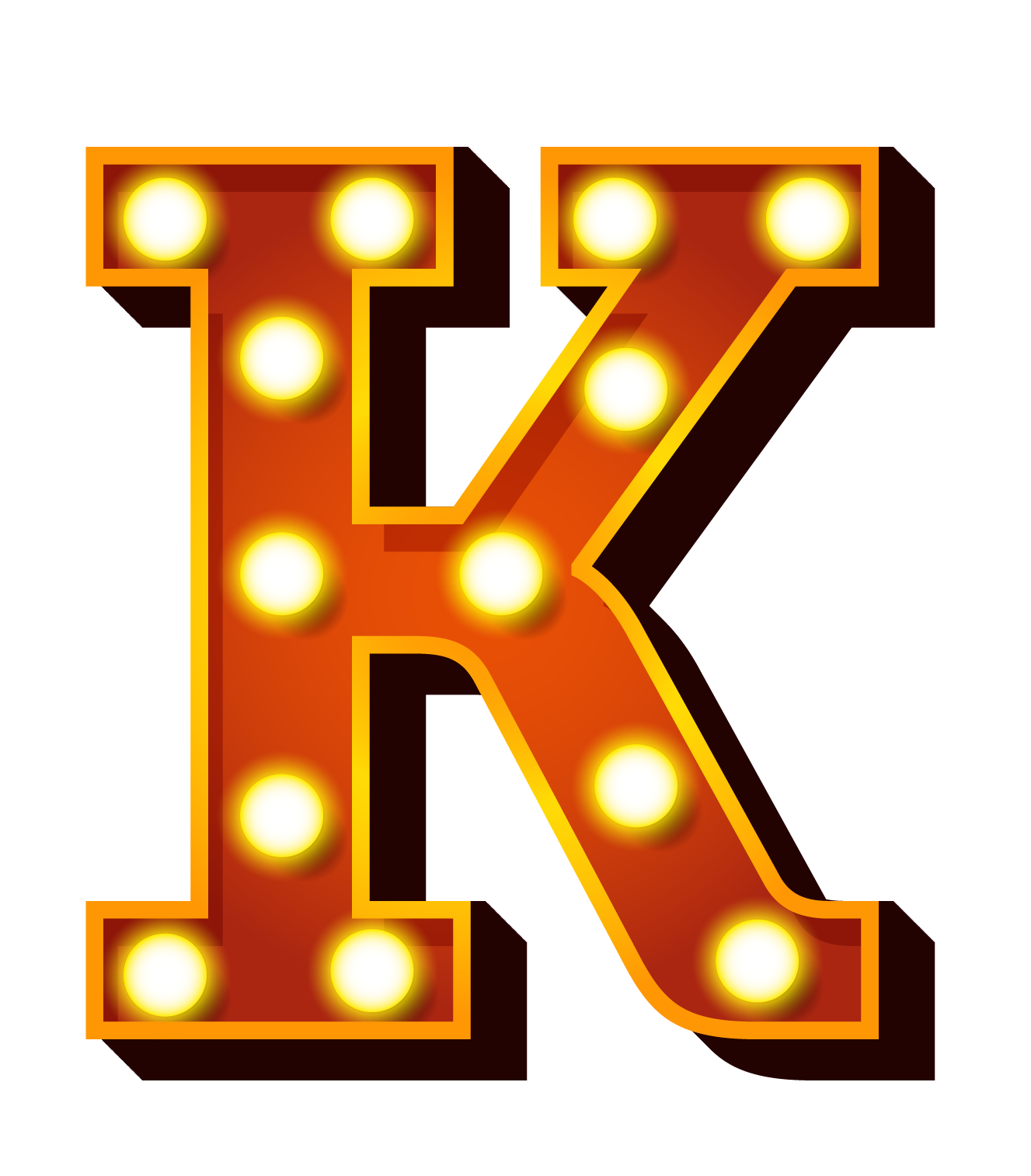 Letter K PNG Background Image