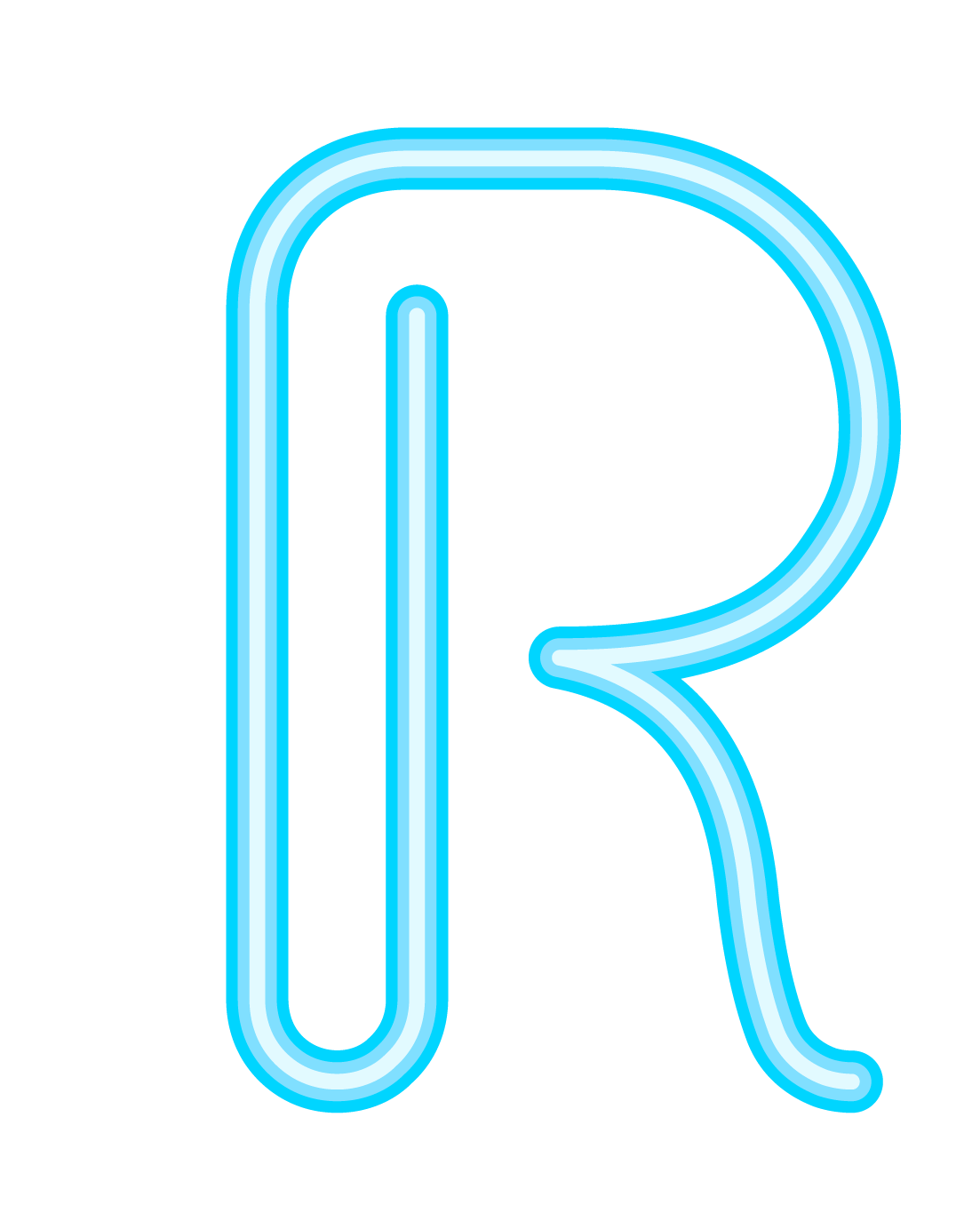Letter R PNG Free Image