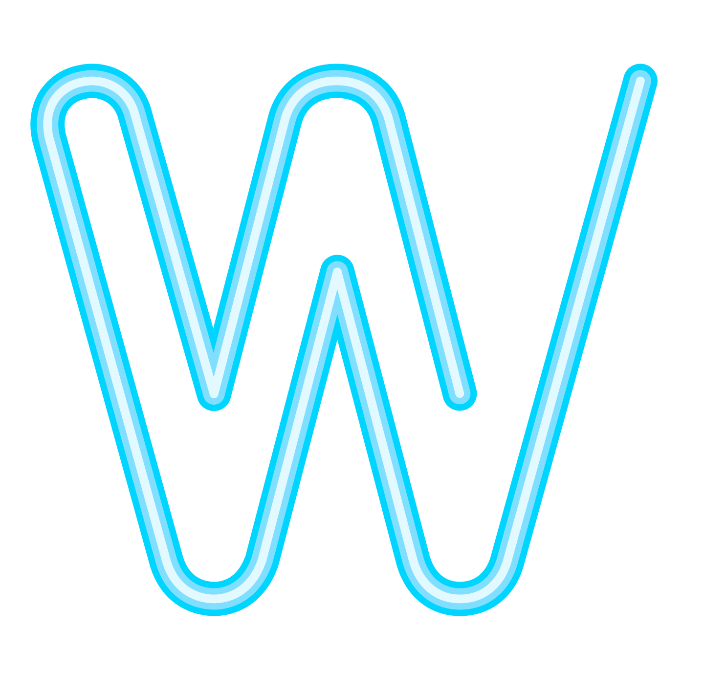 Letter W PNG Free Image