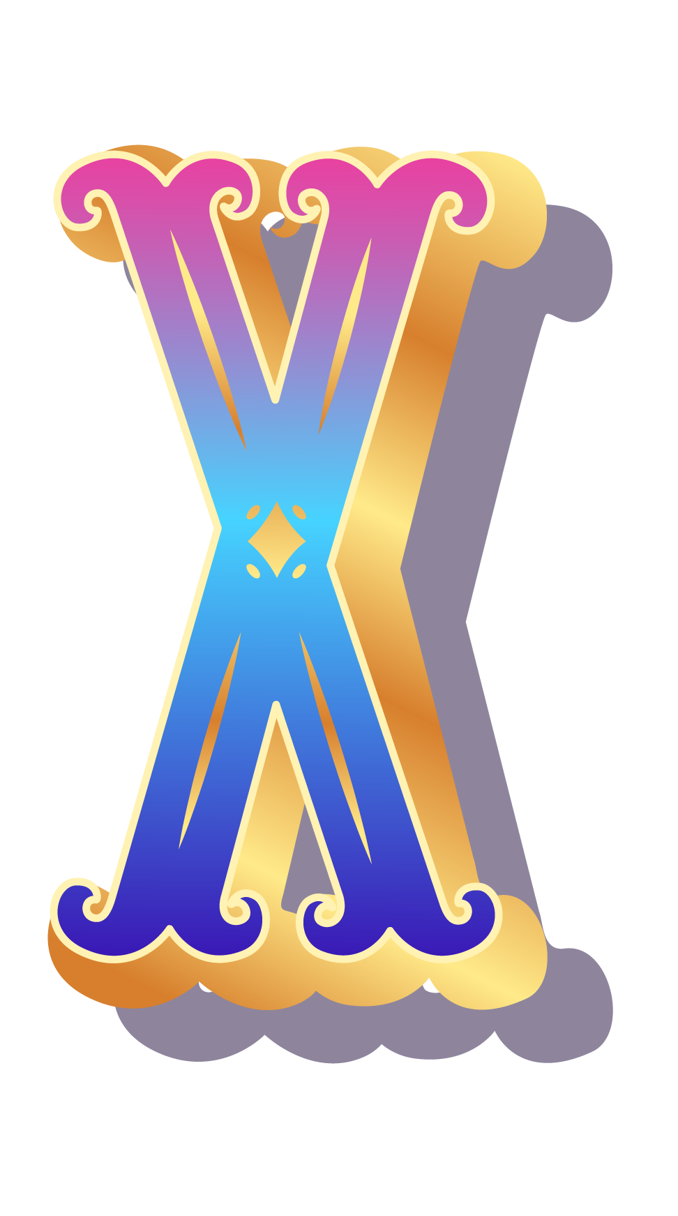 Letter X PNG HD Free Image