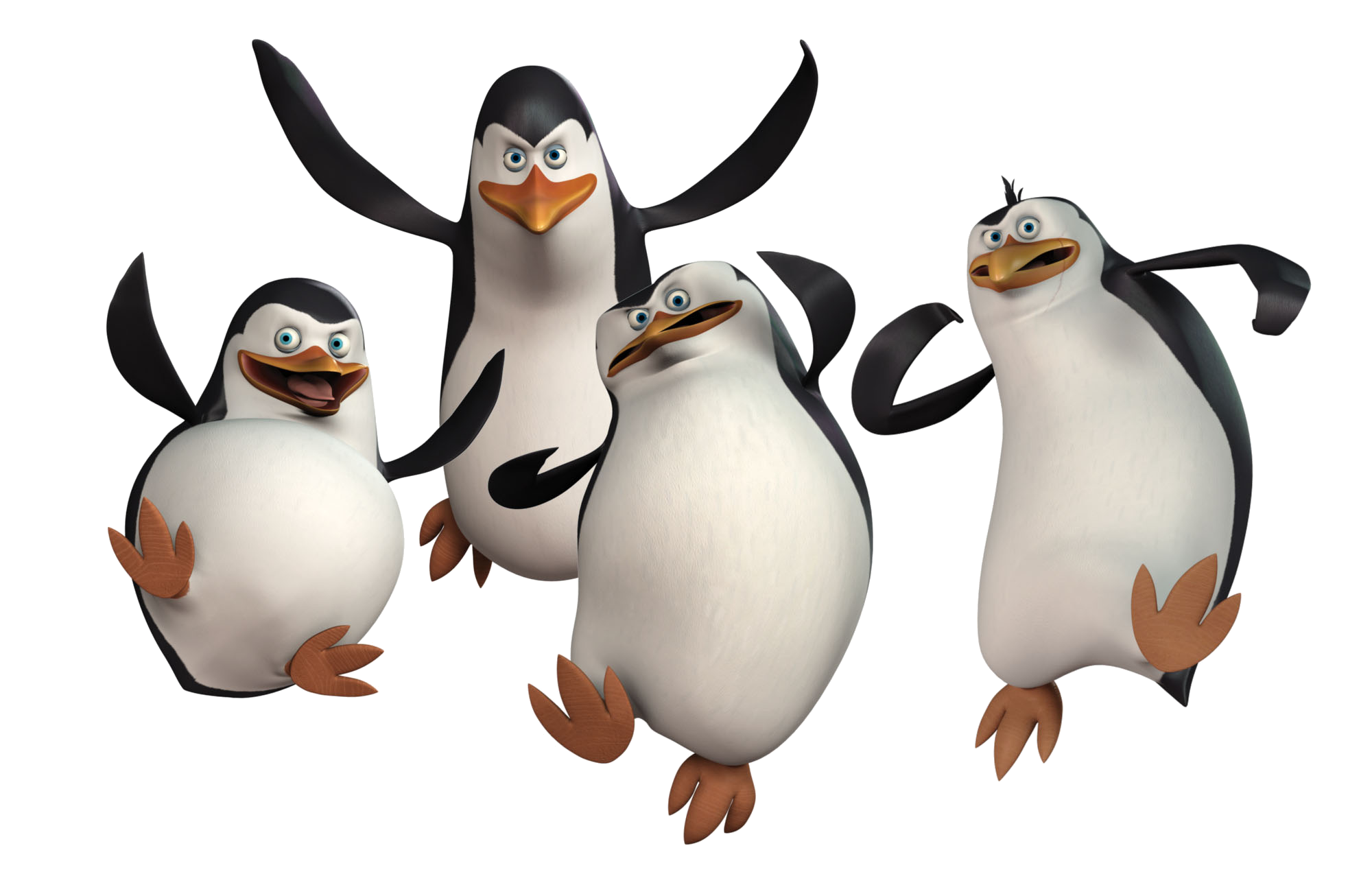 Madagaskar Penguins PNG Transparent Images