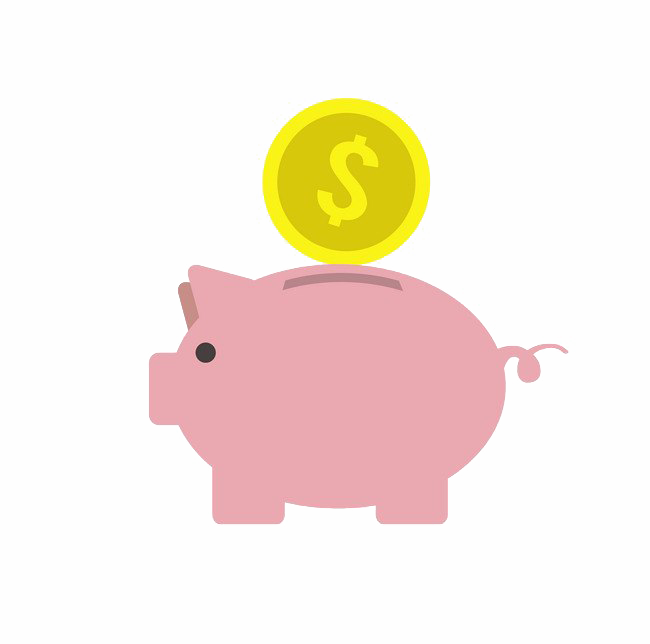 Piggy Bank PNG transparan transparan