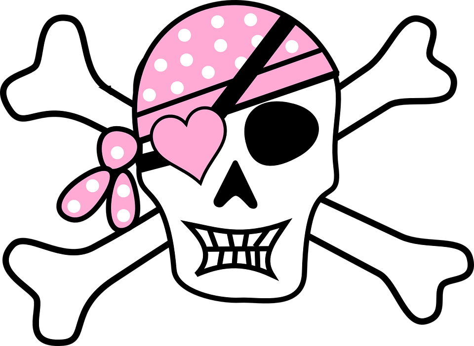 Pirate Skull PNG Free File Download