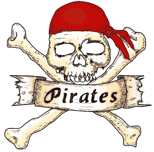 Pirate Skull PNG HD Качество