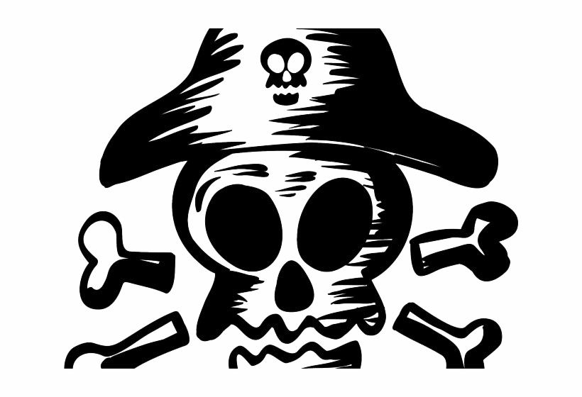 Pirate Skull Transparent Free PNG