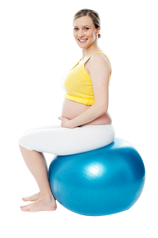 Immagine di PNG di esercizio della donna incinta
