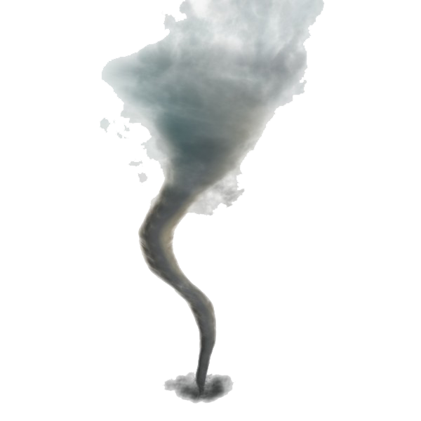 Realistische Tornado PNG Clipart Achtergrond
