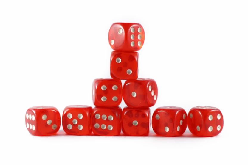 Red Dice PNG Free Image
