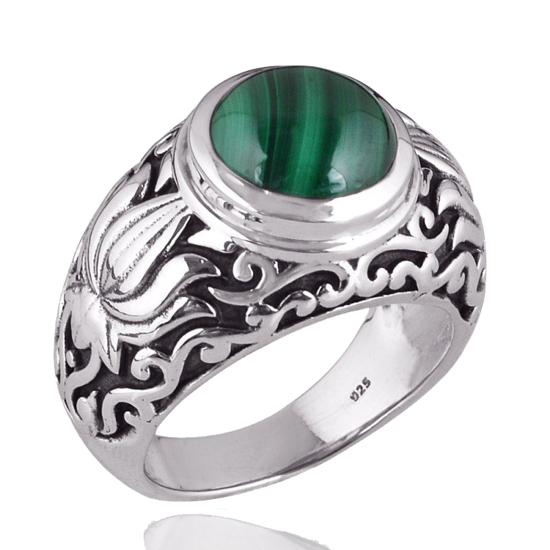 Серебряное кольцо PNG фон