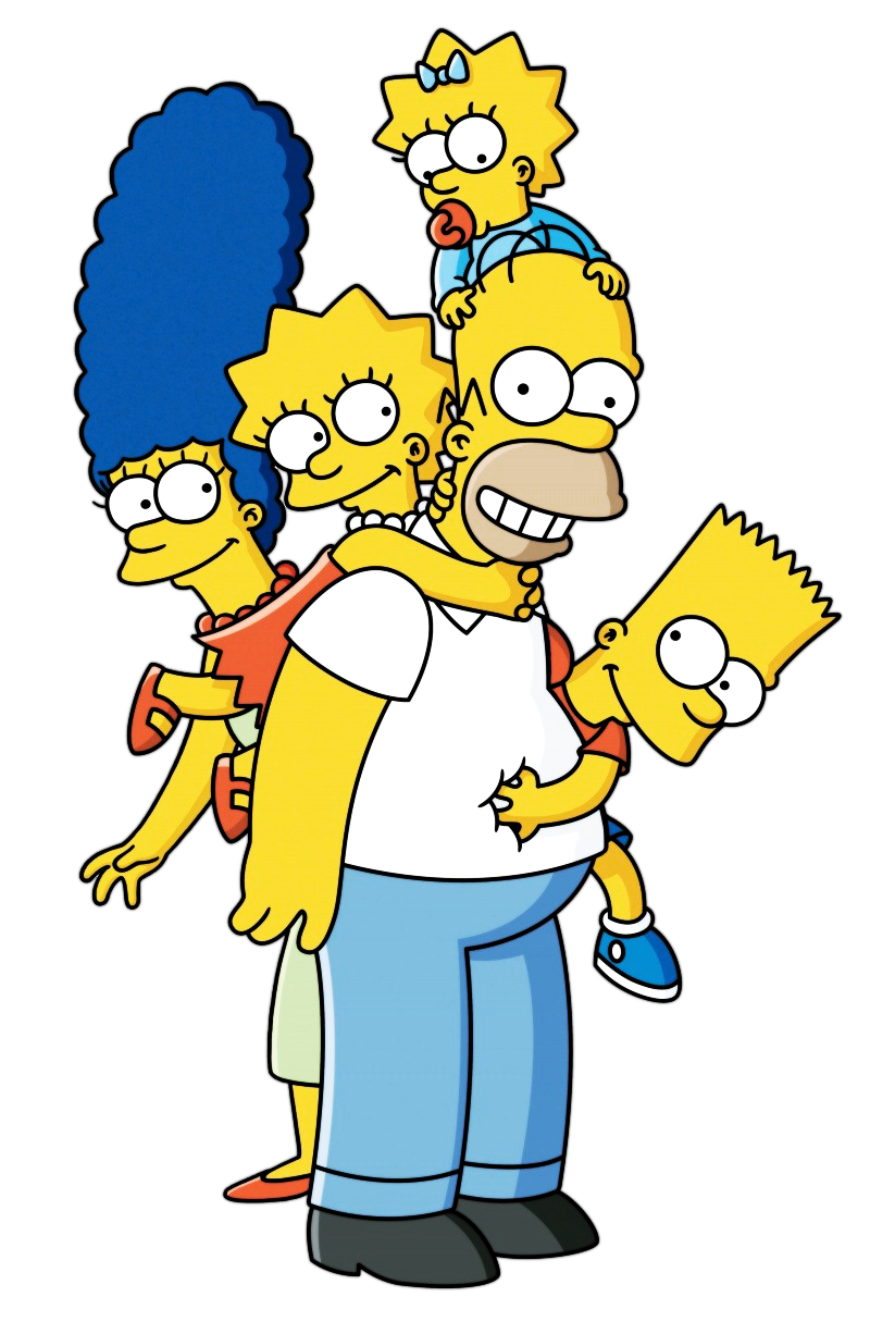 Simpsons Family PNG HD Quality