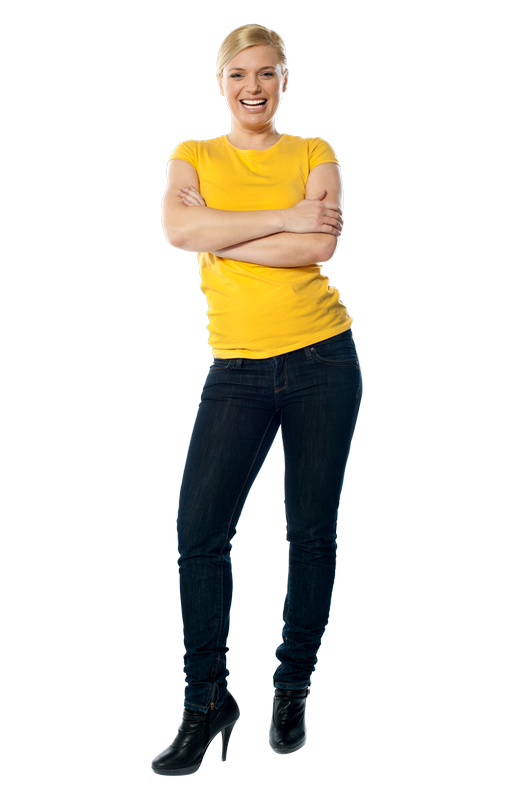 Standing Mujeres PNG