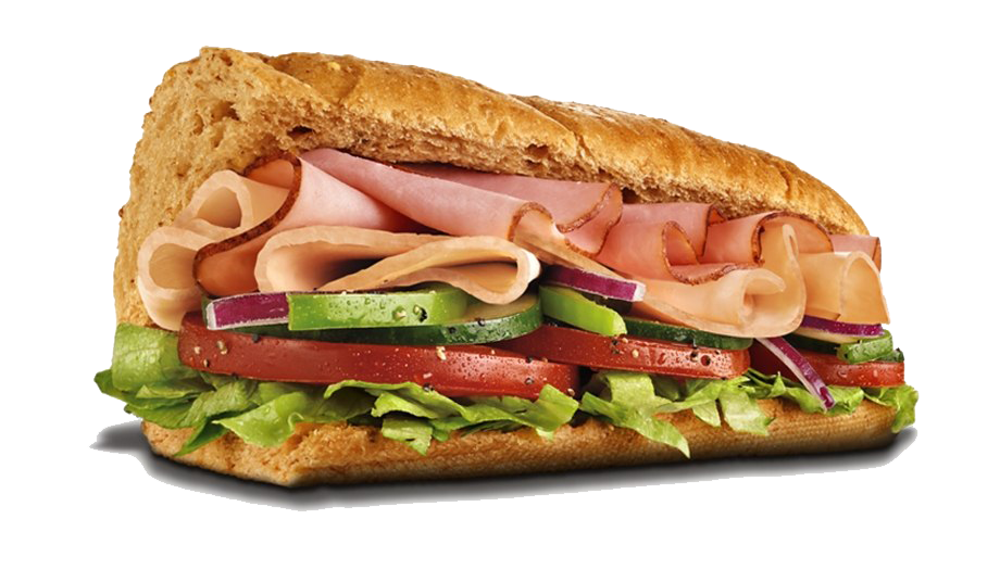 Subway Sandwich Transparent Background