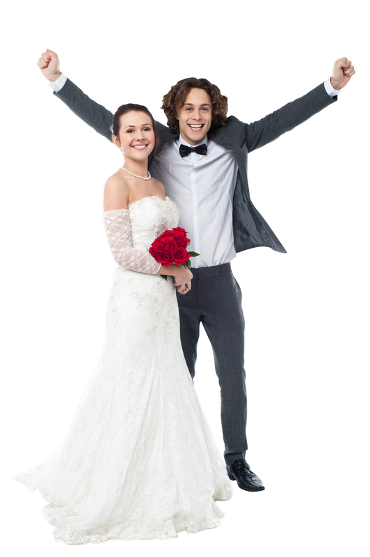 زوجين الزفاف مجانا استخدام التجاري صور PNG