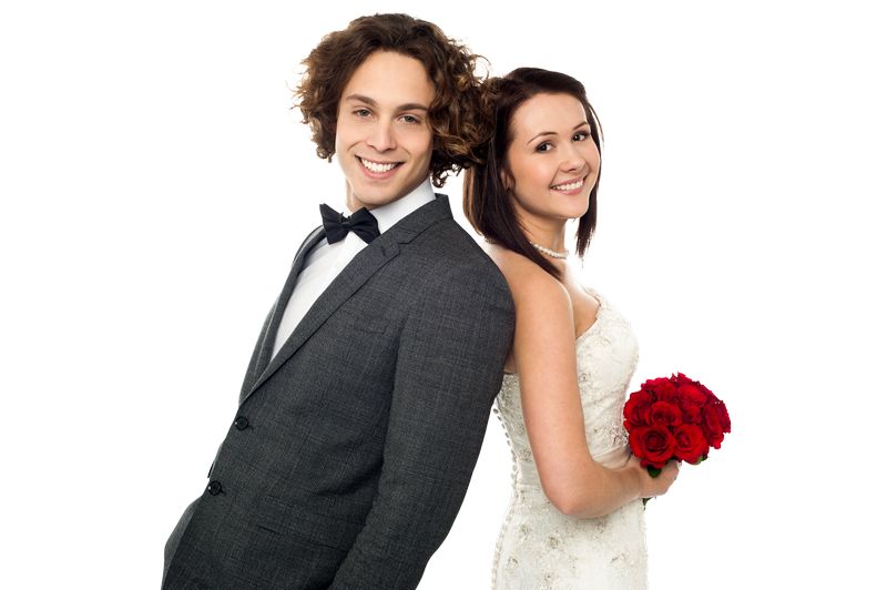 Immagine del PNG royalty-free della coppia di nozze