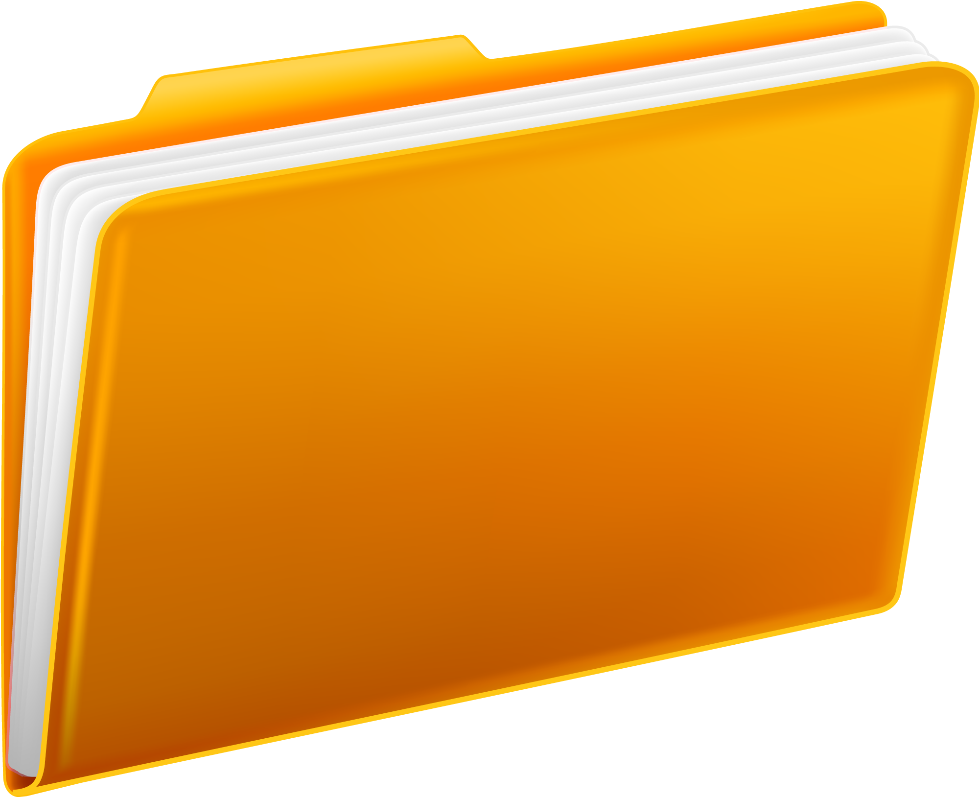 Yellow Folder PNG Gambar Unduh Gratis