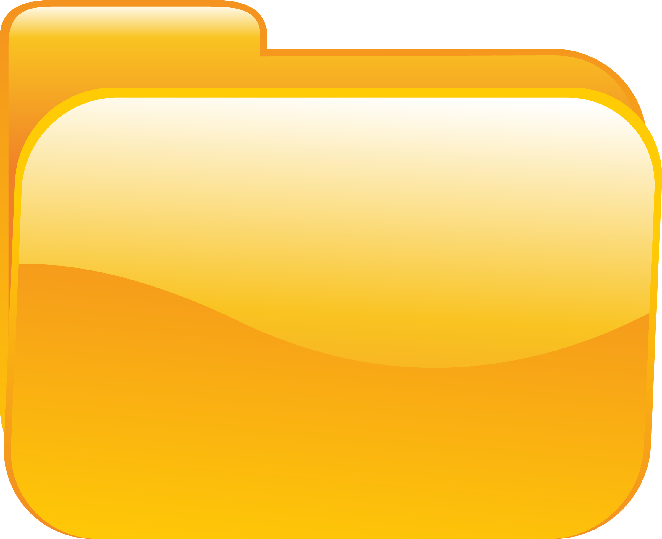 Yellow Folder PNG Transparent Background