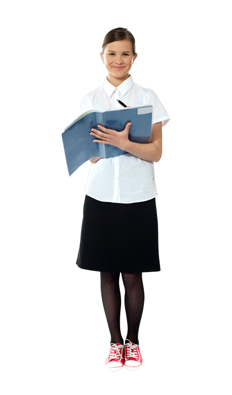Young Girl Student Free Commercial Uso PNG Images