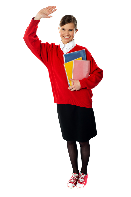 Young Girl Estudiante PNG Image